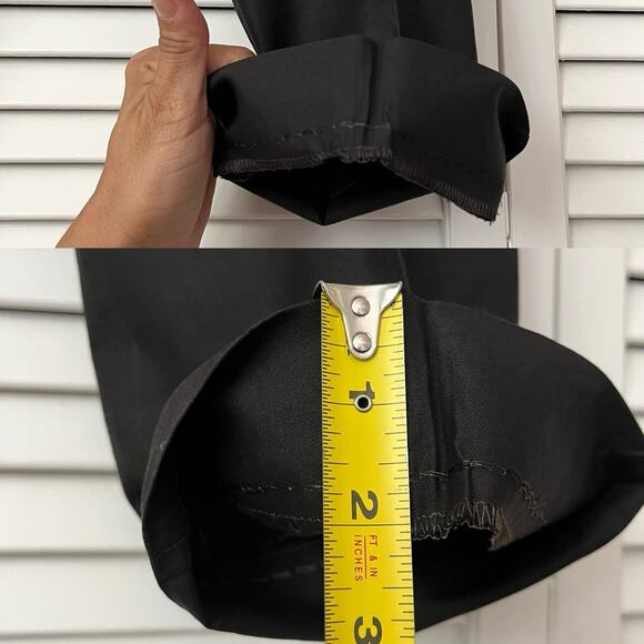 MaxMara S'MaxMara brown 100% cotton straight leg chino pants, mid-rise, size US6 - Picture 10 of 11